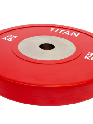 Titan Box Elite Bumper Plate Vægtskive 25kg
