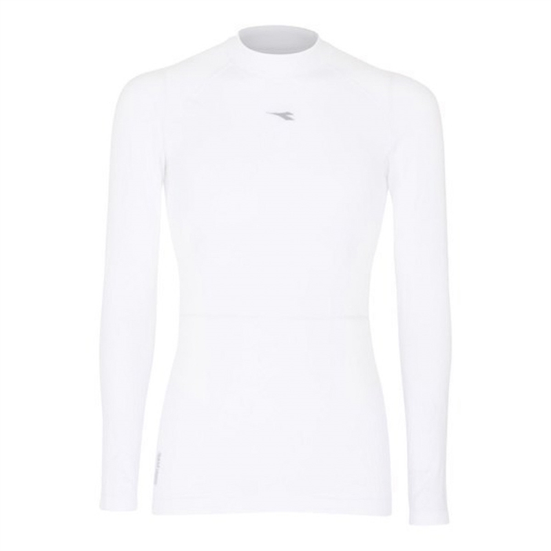 Diadora Turtleneck Seamless T-shirt - Hvid