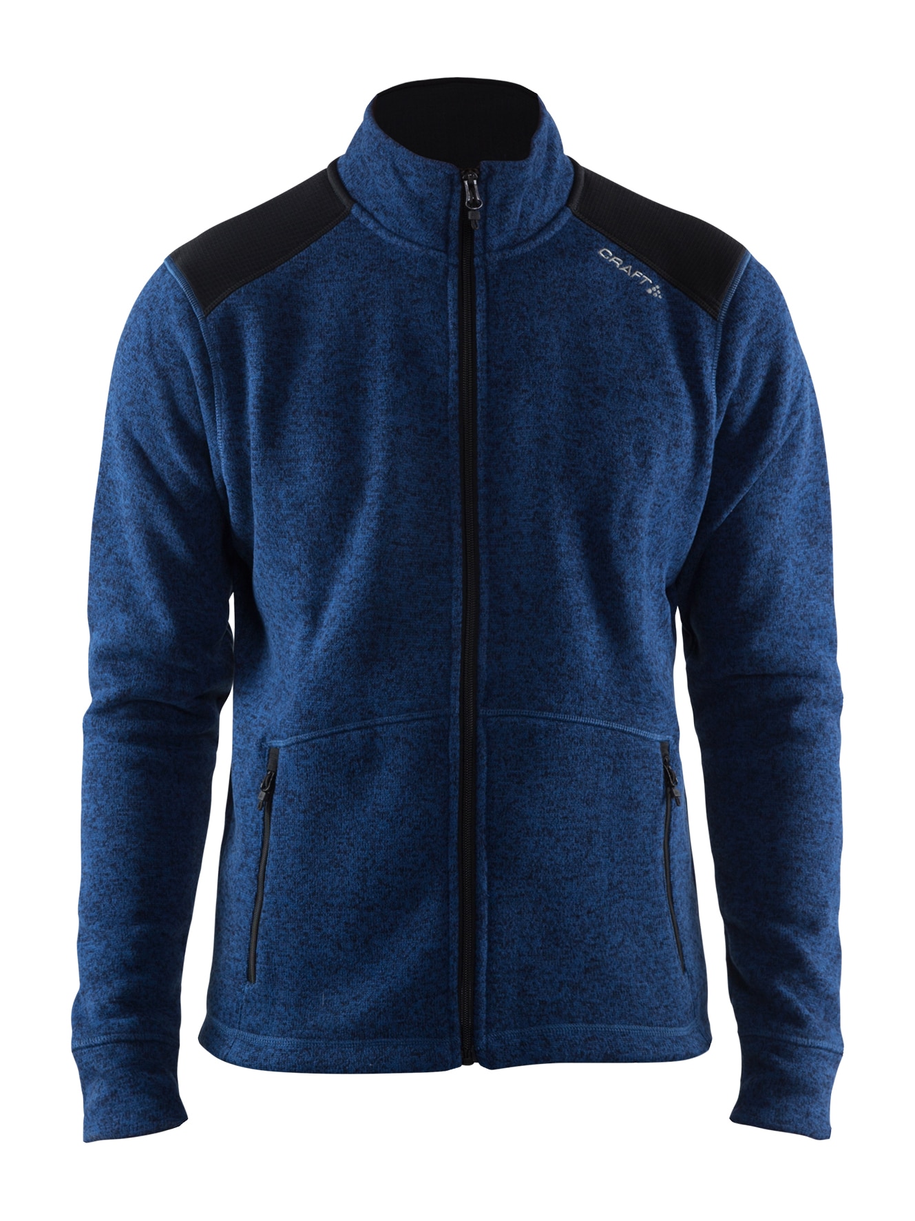 Craft – Noble Zip Jakke Heavy Knit Fleece Mænd – Dyb Sort 3XL