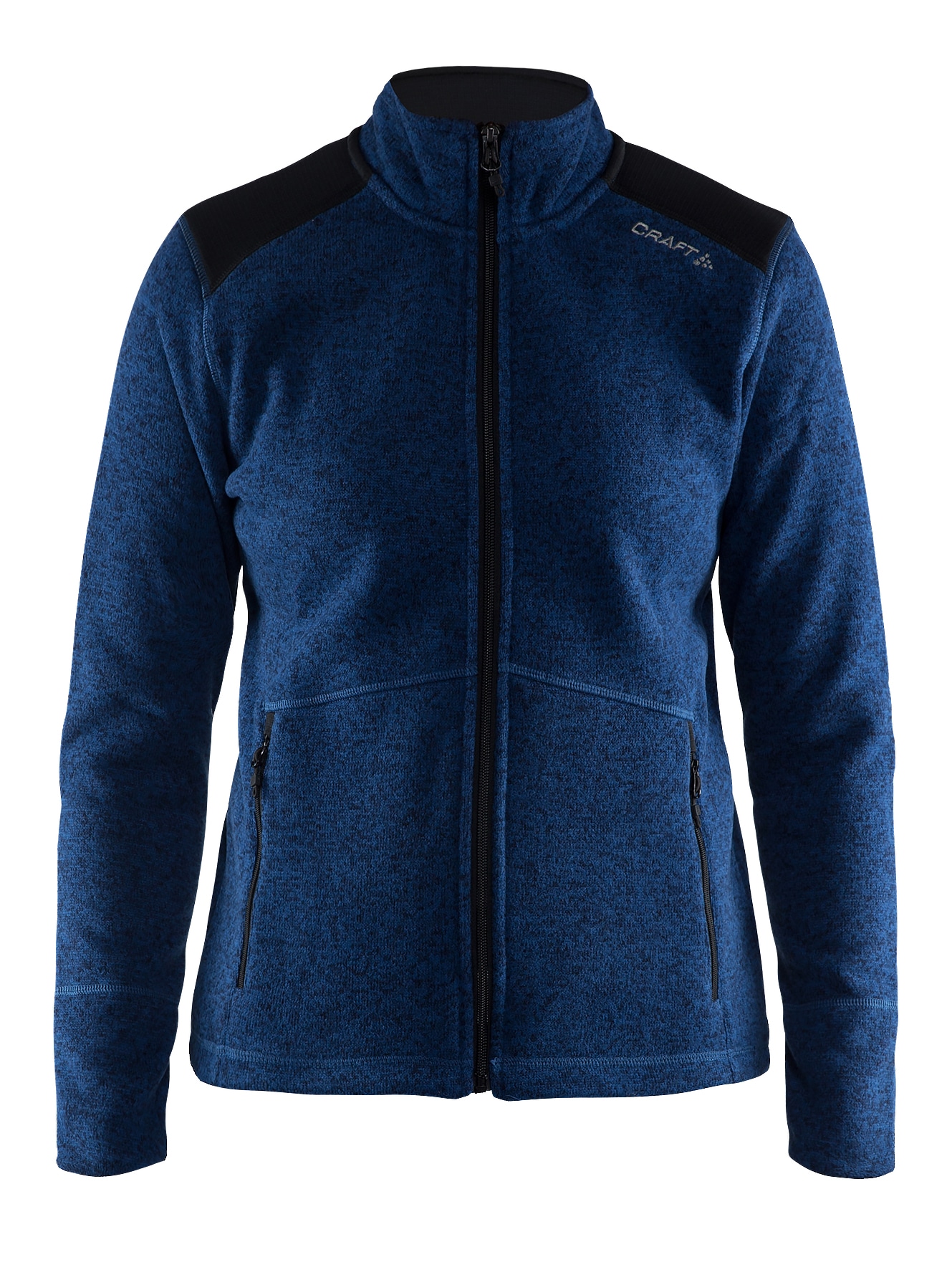 Craft - Noble Zip Jakke Heavy Knit Fleece Dame - Deep XXL