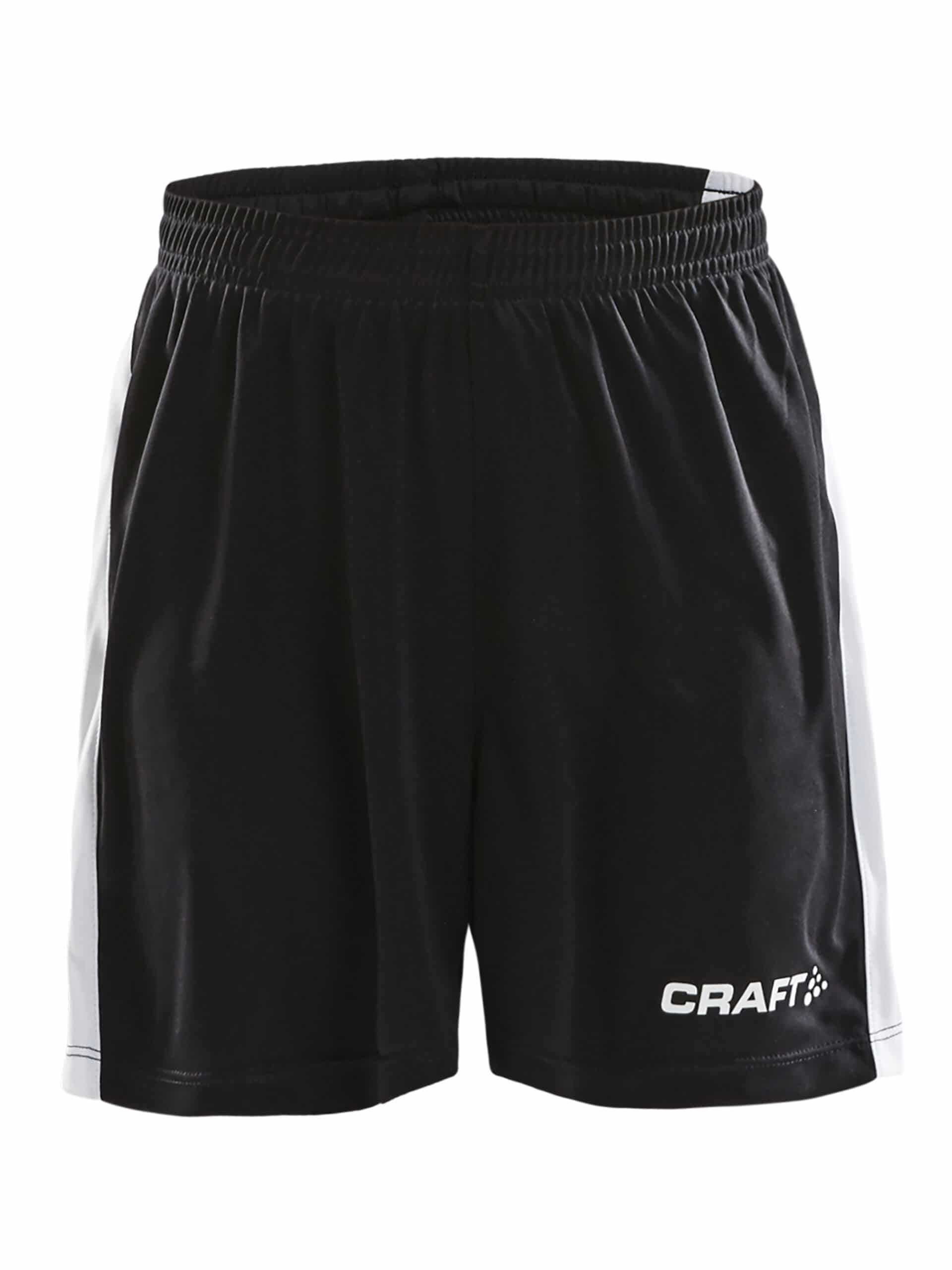 Craft - Progress Lange Shorts Kontrast Jr - Sort/Hvid