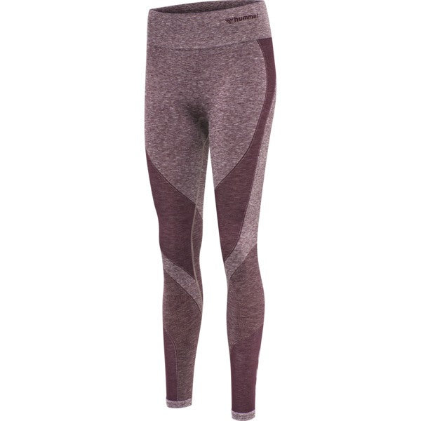 Hummel Kady Sømløse Høj Talje Leggings - Fudge Melange