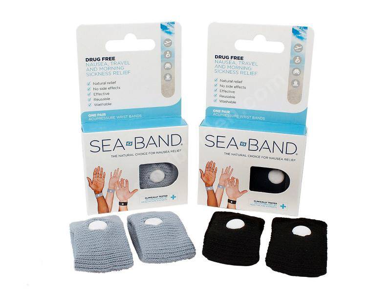 Sea-Band Akupressurarmbånd - Universal, Sort