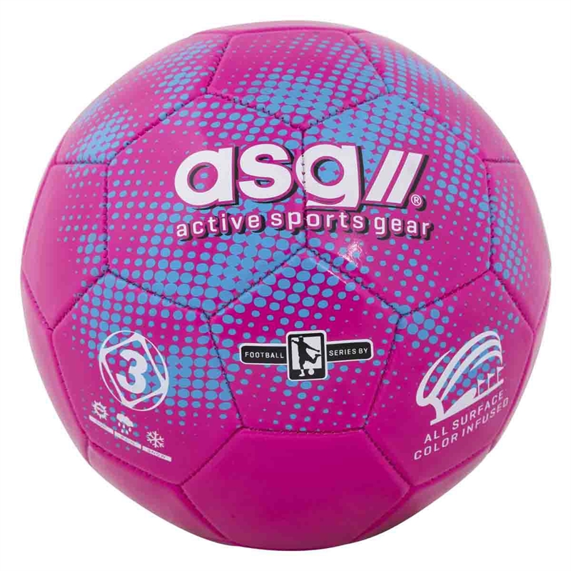 Asg Fodbold - Pink - Størrelse 3