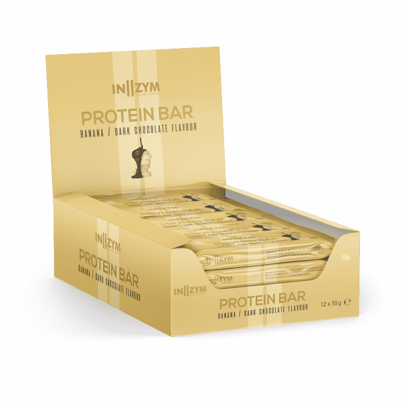 In2zym Proteinbar - Banan Mørk Chokolade 12x 55g