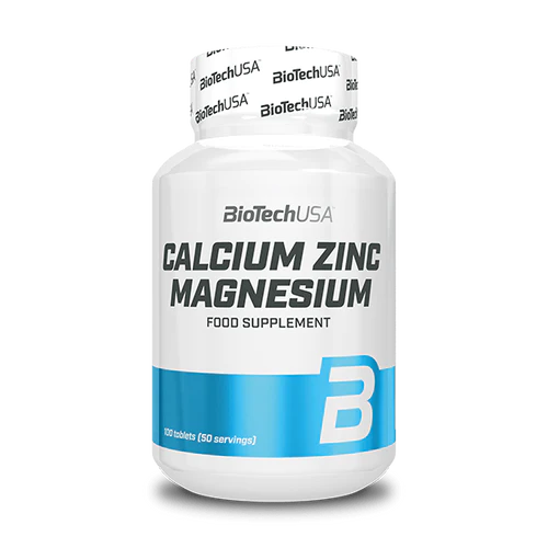 Biotech USA - Calcium, Zink og Magnesium - 100 Tabletter