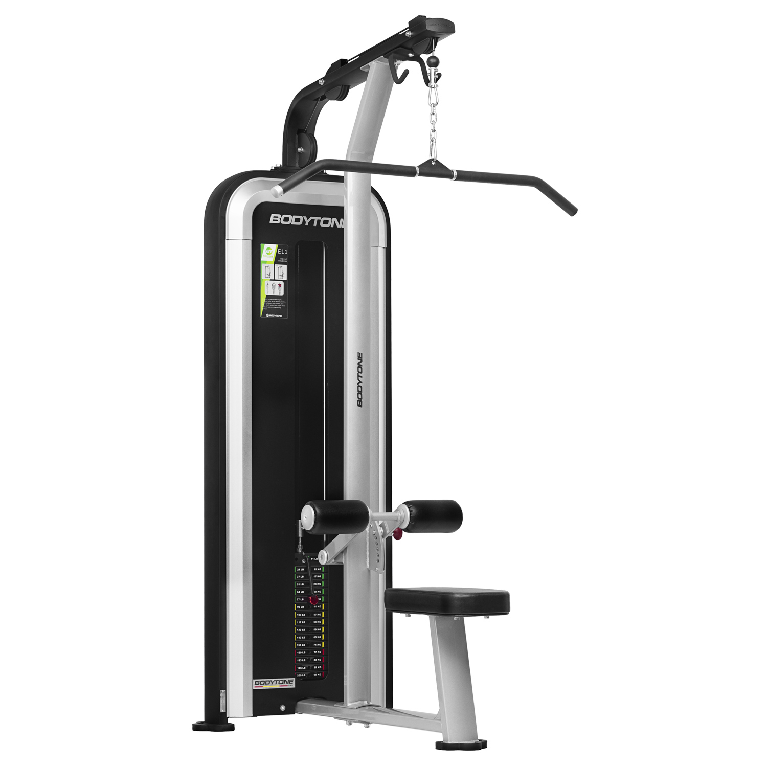 Bodytone E11 Høj Lat Pulldown Maskine