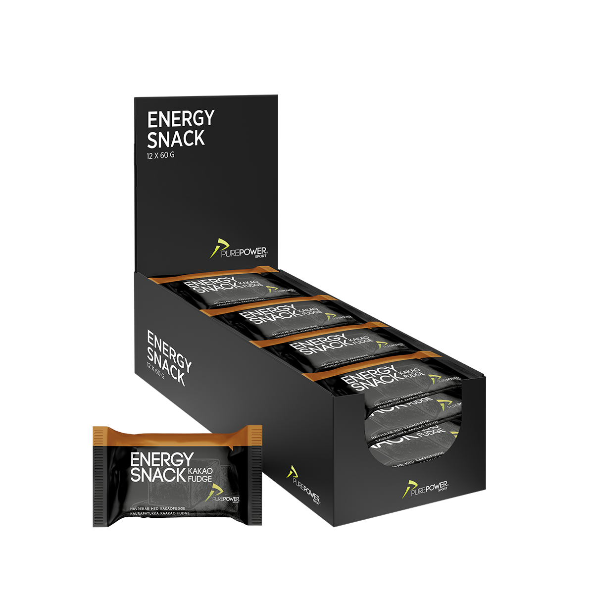 Energi Snack Kakao Fudge 12 x 60 G