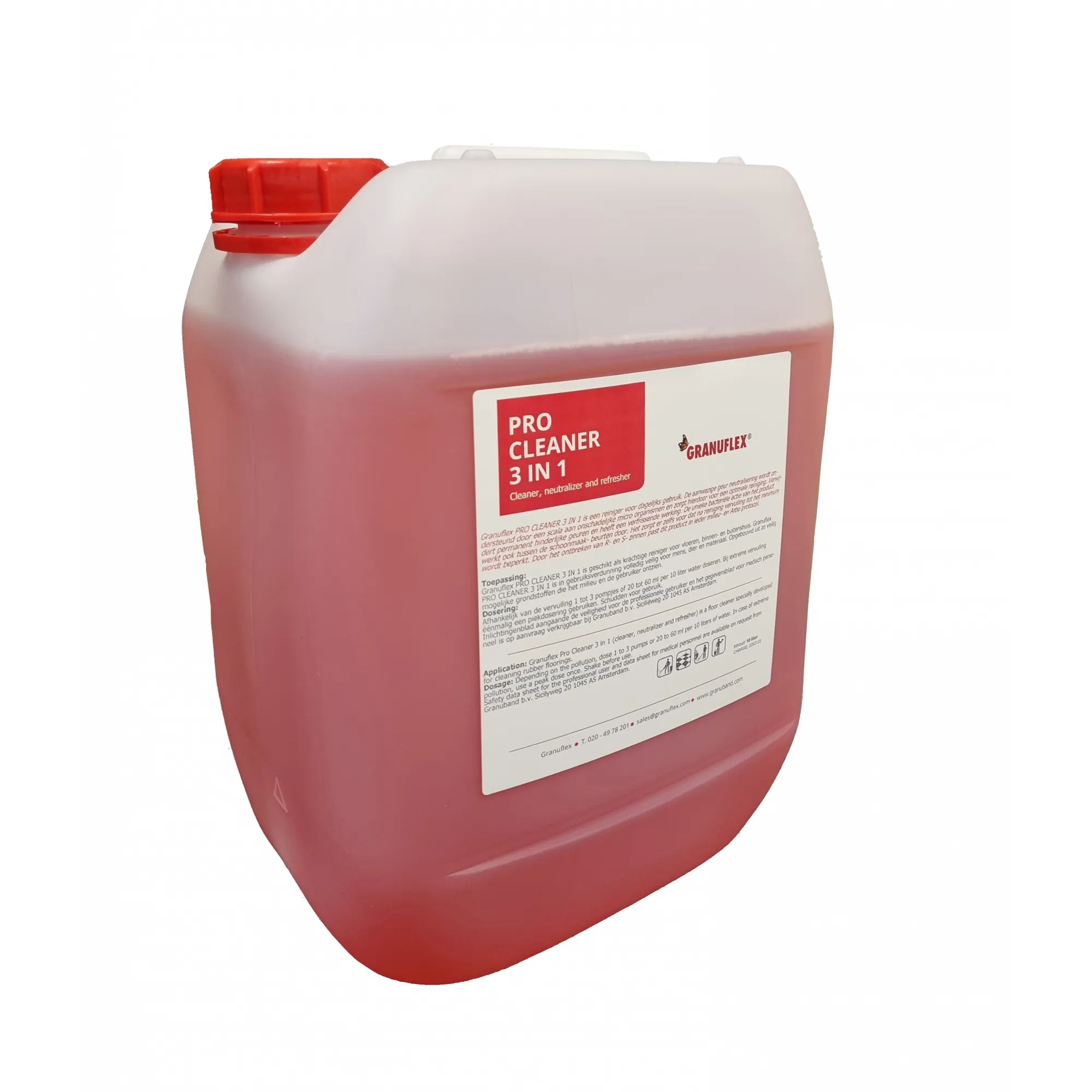 Granuflex Pro Rengøringsmiddel 3i1 - 10 Liter Dunk