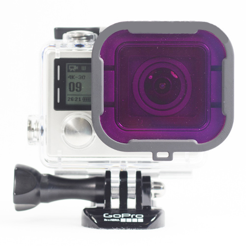 Polar Pro Magenta Filter til GoPro Dykkerhus 60m