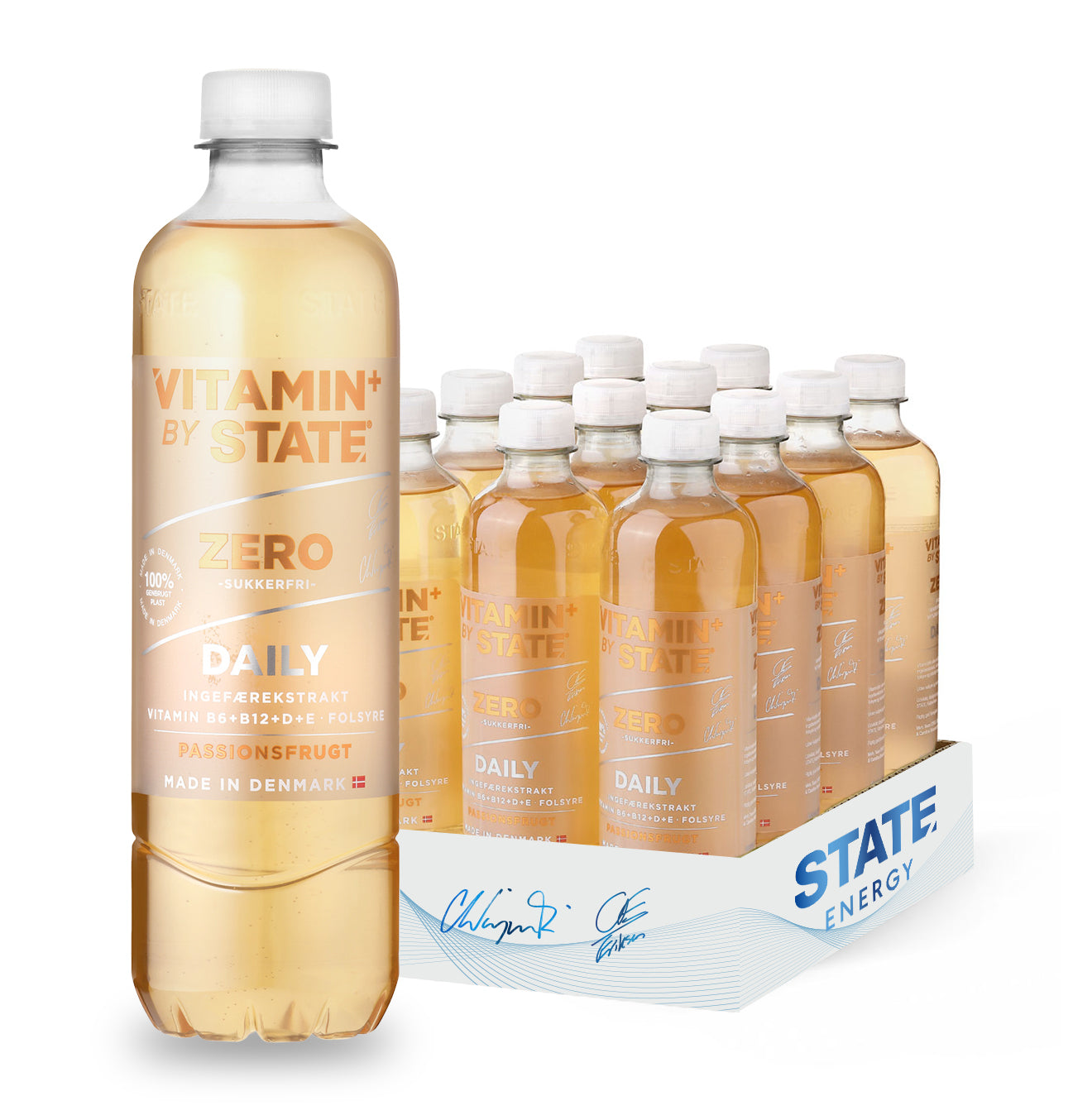 State Zero Vitamin - Passionsfrugt 12x 500 ml