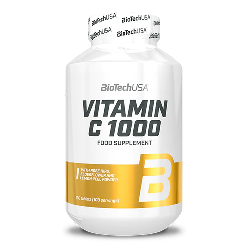 Biotech USA - Vitamin C 1000 mg - 100 Tabletter