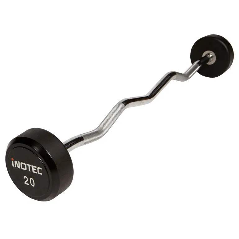 Inotec Curl Vægtstang 35 Kg - Slidstærk til Biceps