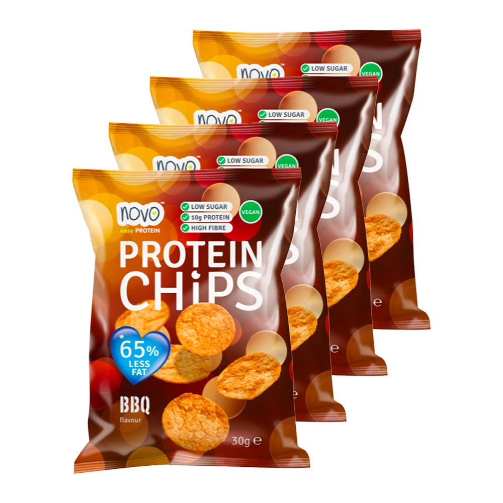 Novo Nutrition Protein Chips BBQ 6x30g