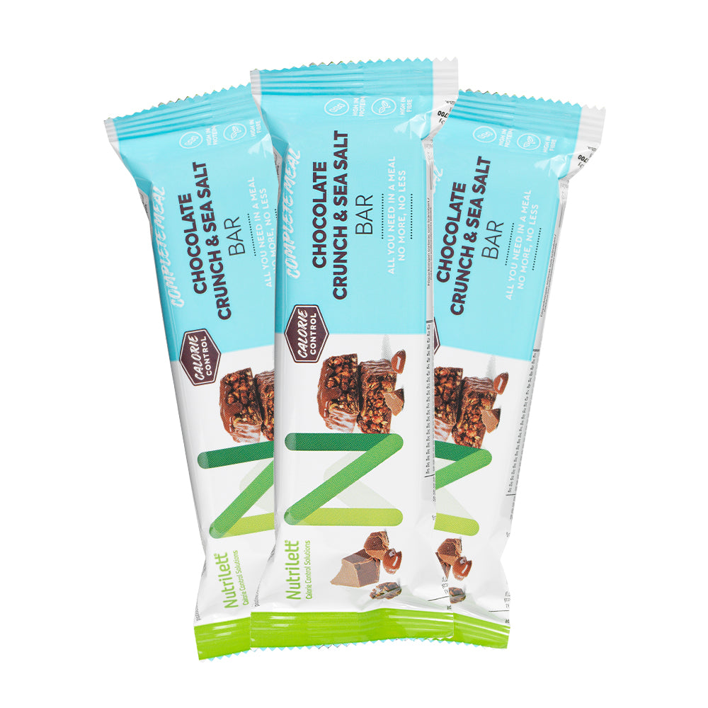 Nutrilett Bar - Chokolade Crunch med Havsalt 10x60g