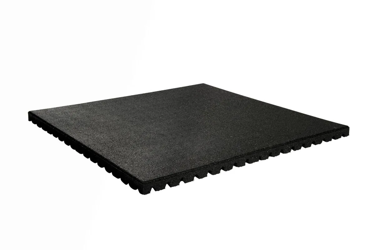 Granuflex Crossfit Gummiflise 1000x1000 mm Sort