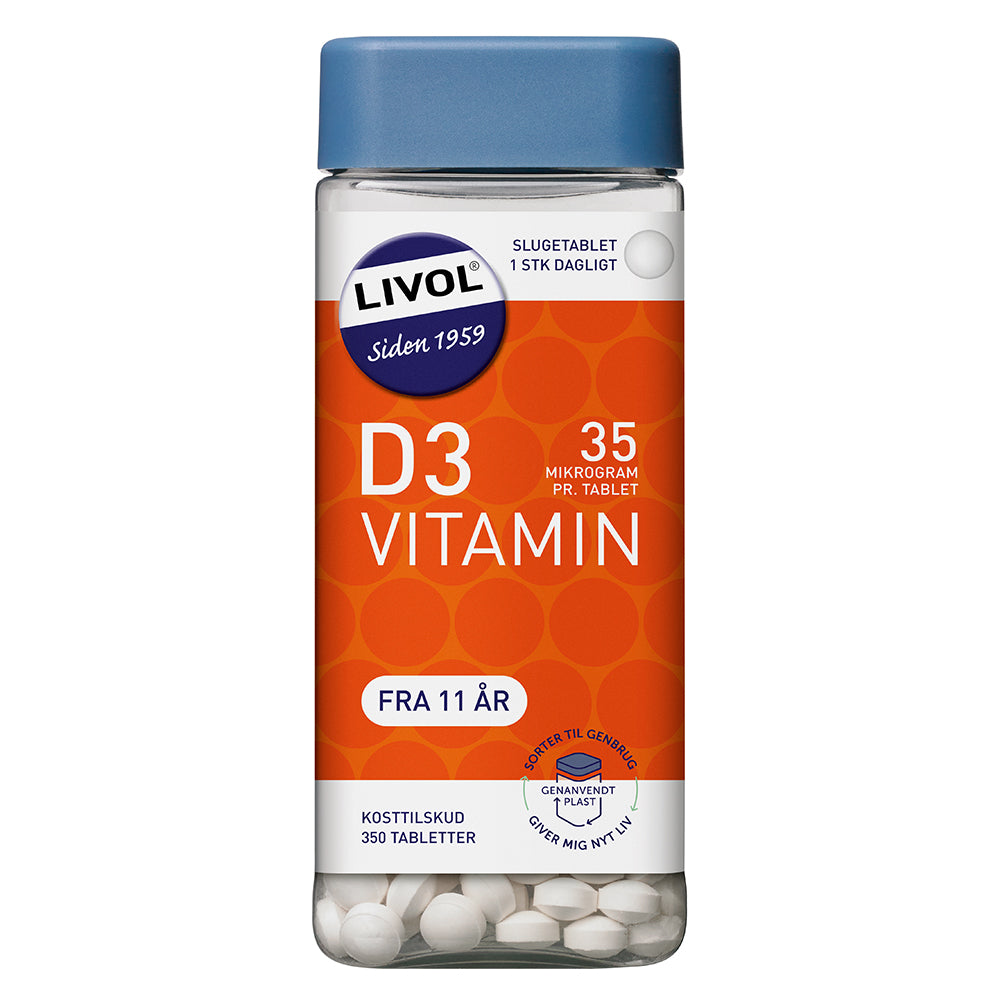 Livol D-vitamin 350 tabletter