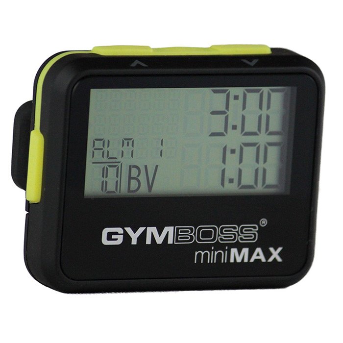 Gymboss Minimax Interval Timer - Sort/Gul