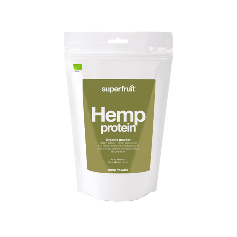 Superfrugt Hamp Proteinpulver 500g