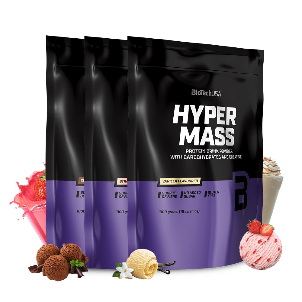 Biotechusa Hyper Mass 3x1000g Proteinpulver