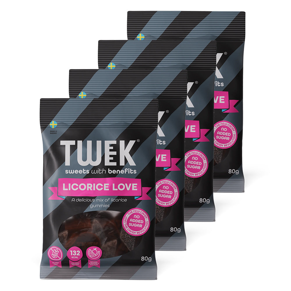 Tweek Slik - Lakrids Kærlighed 4x80g