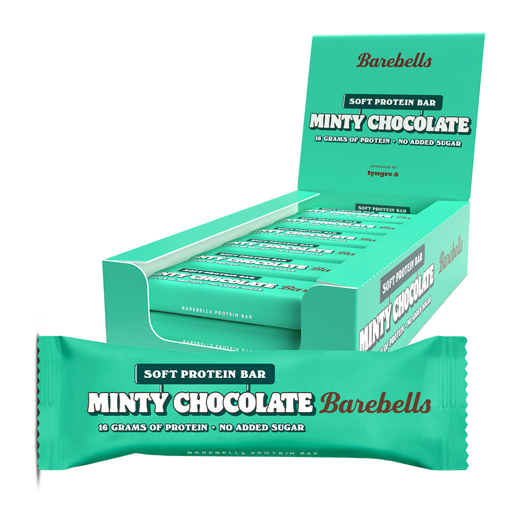 Barebells Blød Proteinbar - Mint Chokolade 12x 55g