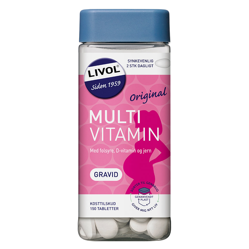 Livol Multivitamin til Gravide 150 Tabletter