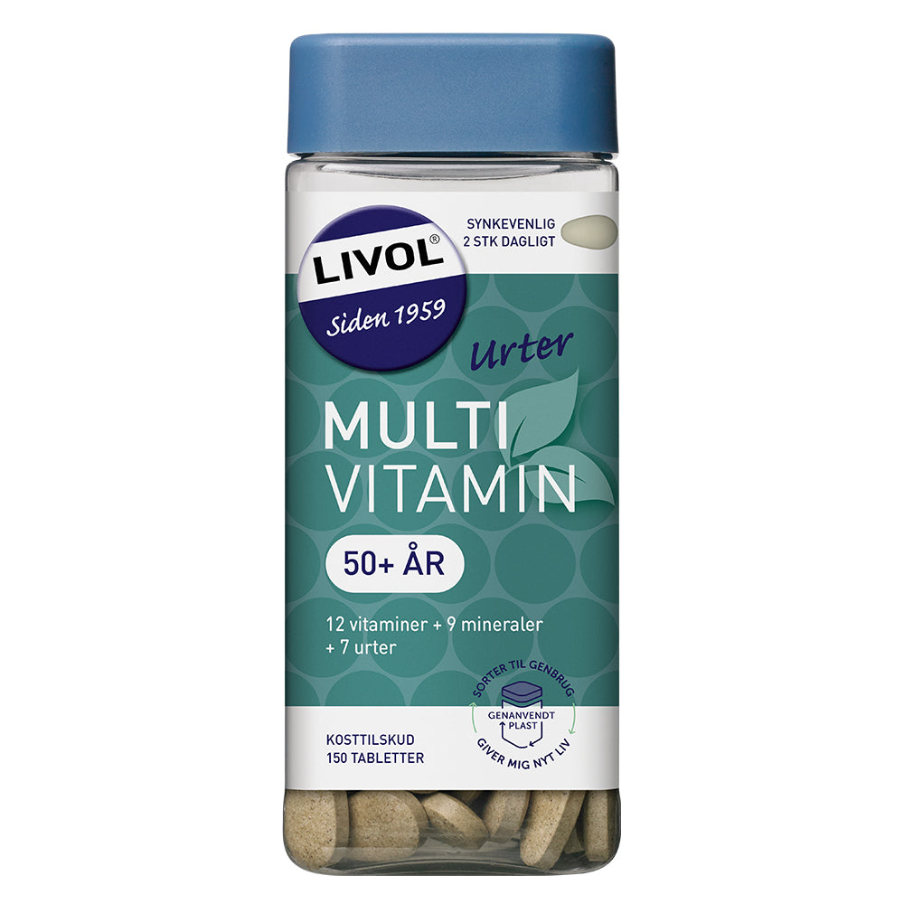 Livol Urte Multivitamin 150 Tabletter