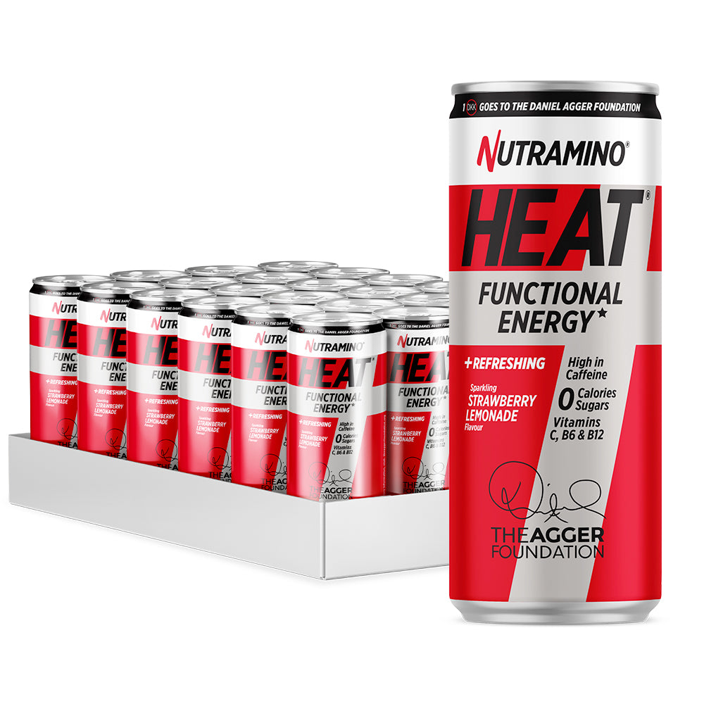 Nutramino Heat 24x 330ml - Jordbær Lemonade Edition