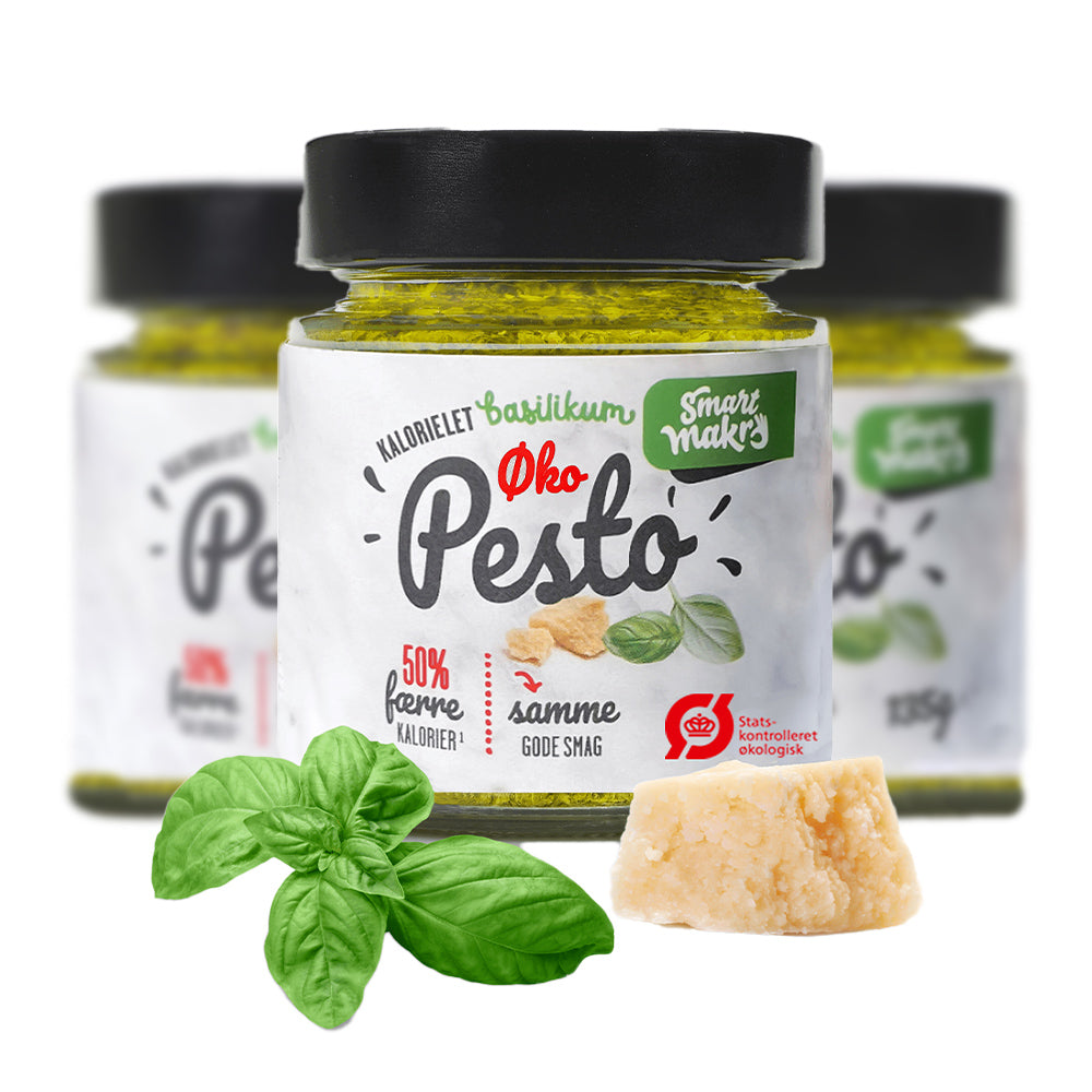 Smart Makro Øko Kalorielet Basilikumpesto 6x135g