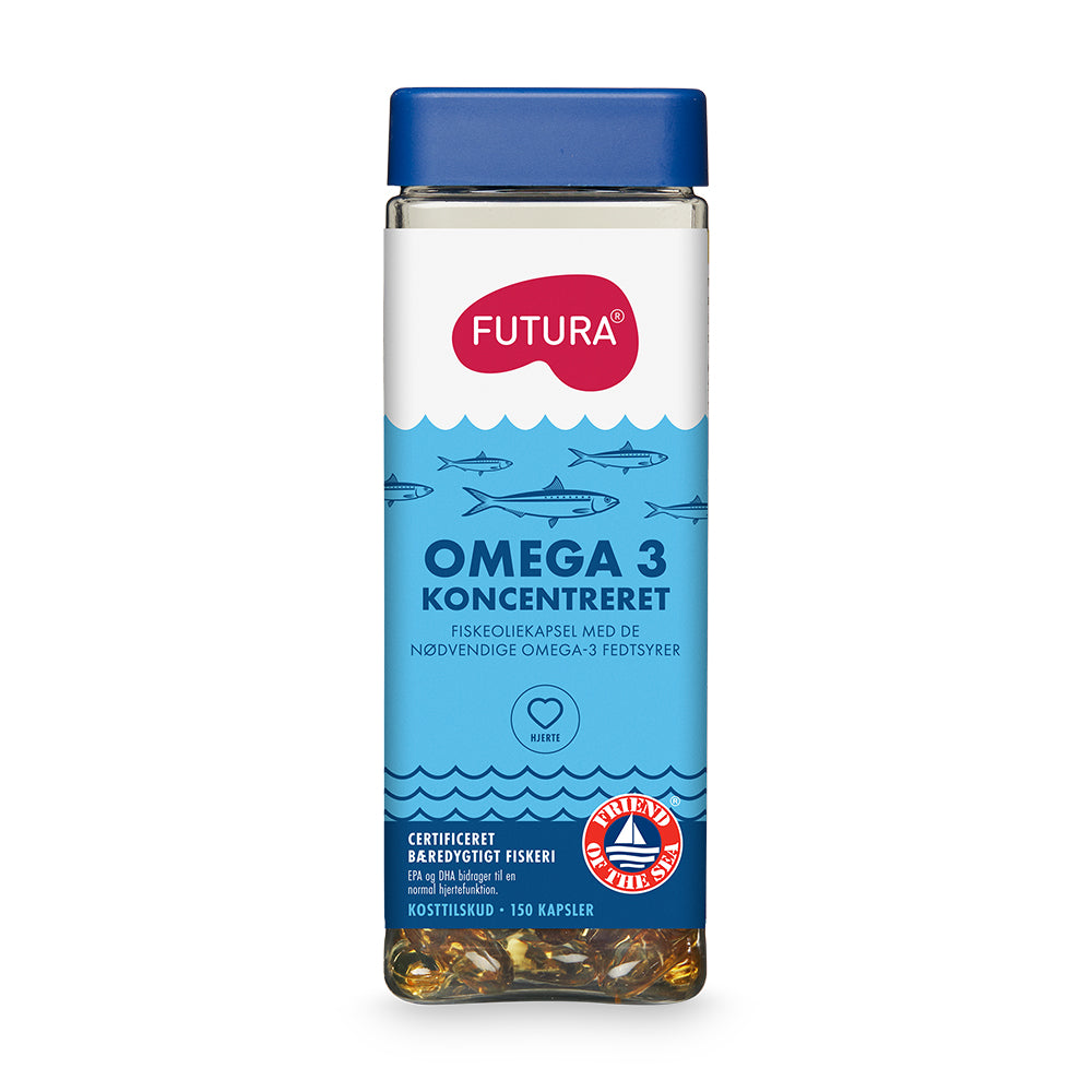 Futura Omega 3 Koncentrat 150 Kapsler