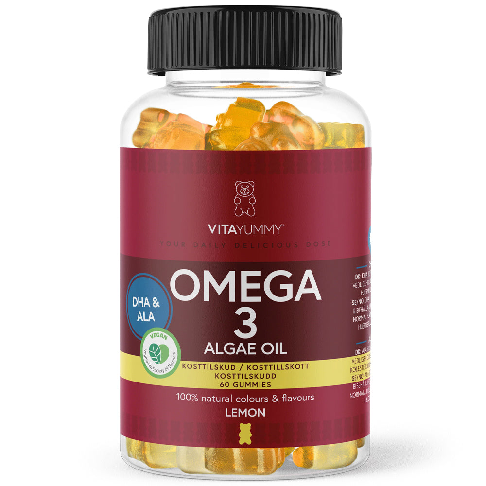 Vitayummy Omega 3 - Citron 60 Kapsler