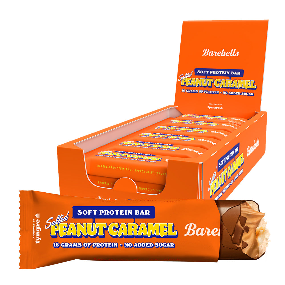 Barebells Blød Proteinbar - Saltet Peanut Karamel 12x55g