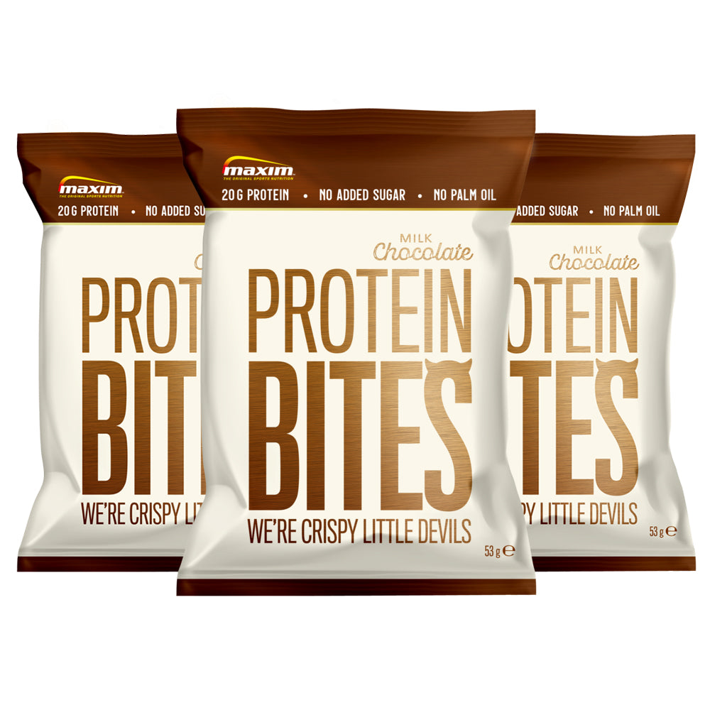 Maxim Protein Bites - Mælkechokolade 8x 53g