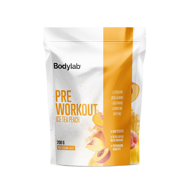 Bobylab Pre Workout Is Te Peberfrugt 200 G