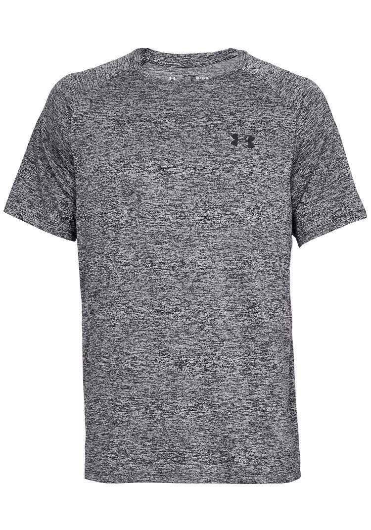 Under Armour Tech 20 T-shirt til mænd, sort melange