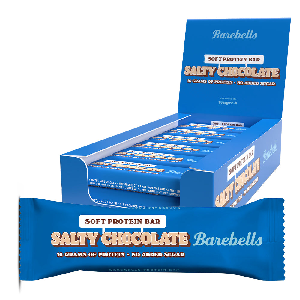 Barebells Blød Proteinbar - Saltet Chokolade 12x55g