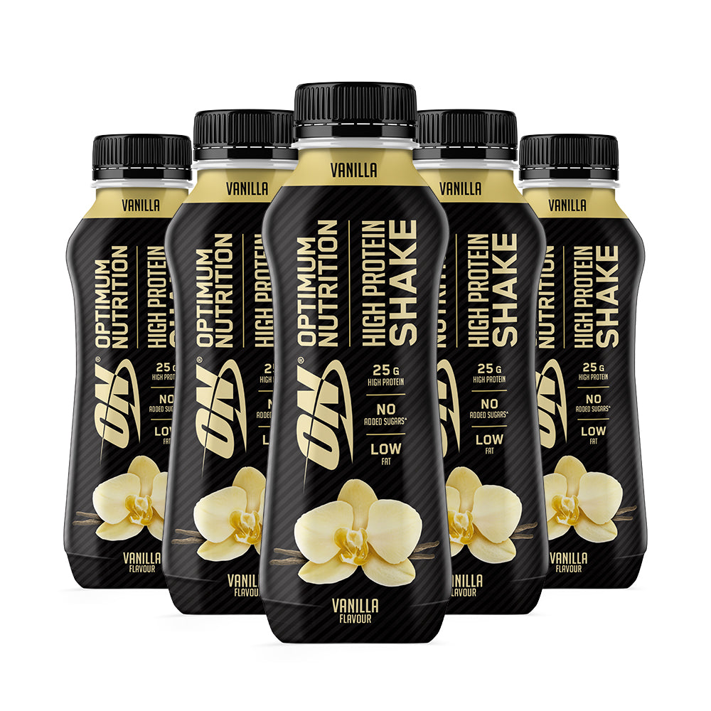 Optimum Nutrition Proteinshake 5x330 ml - Vanilje