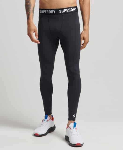 Superdry Sport - Core Længde Tights - Sort XL