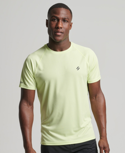 Superdry Sport - Aktiv T-shirt med korte ærmer - Lime M