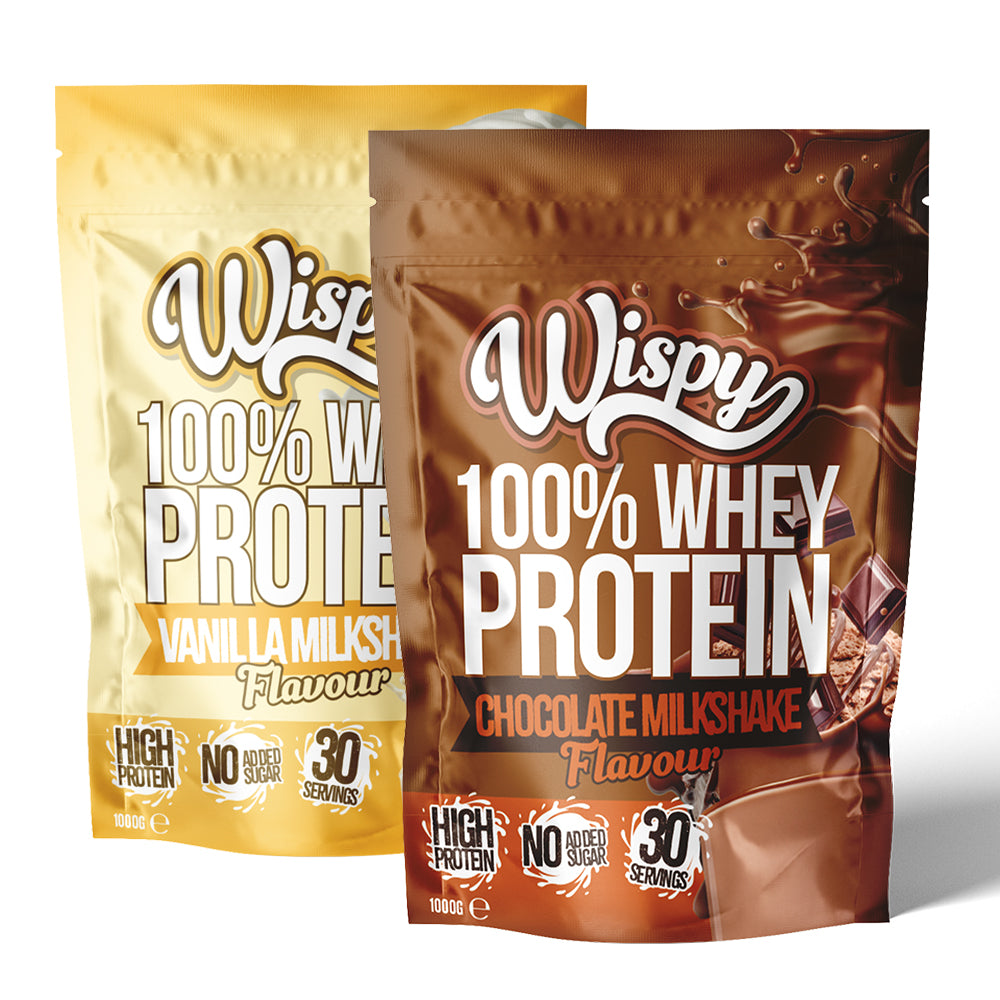 Wispy Whey 100 2x 1 kg - Proteinpulver