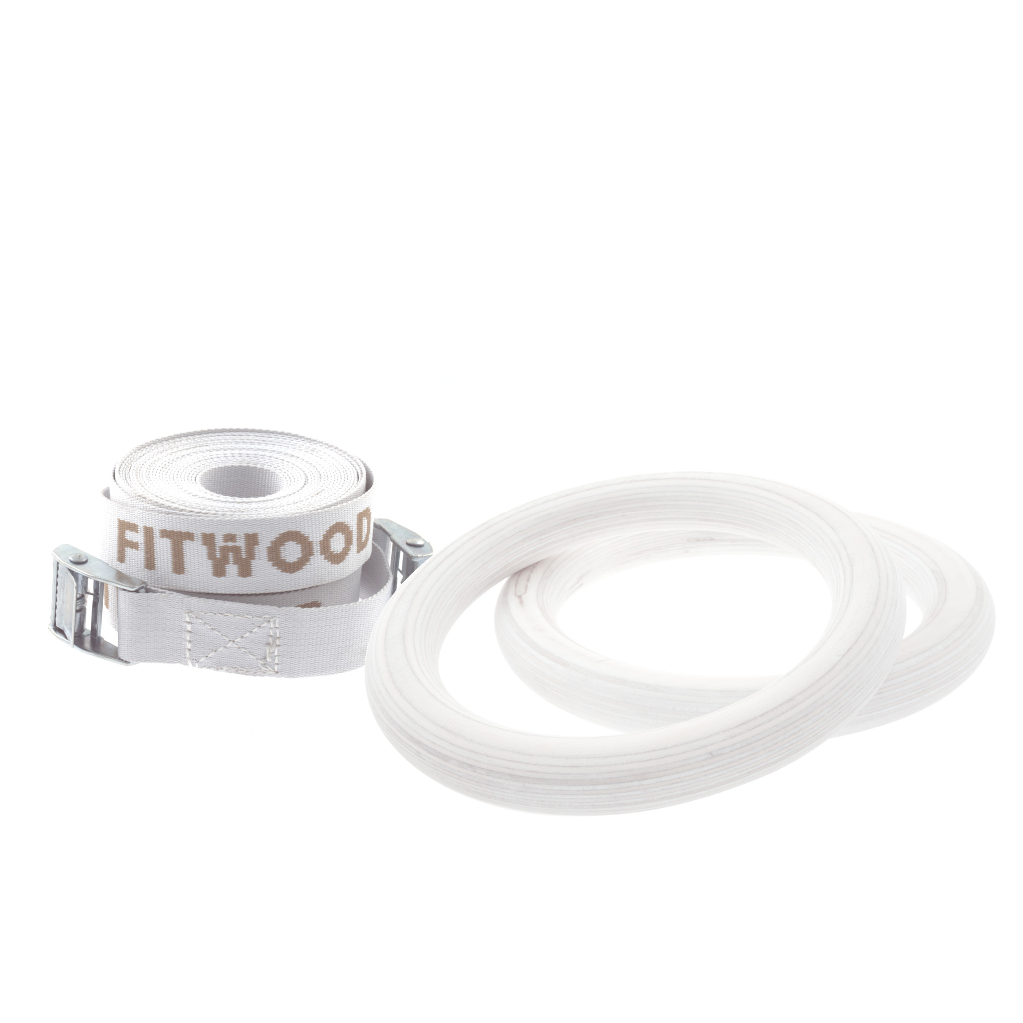 Fitwood Ulpu Mini Gymnastikringe 28mm - Hvid