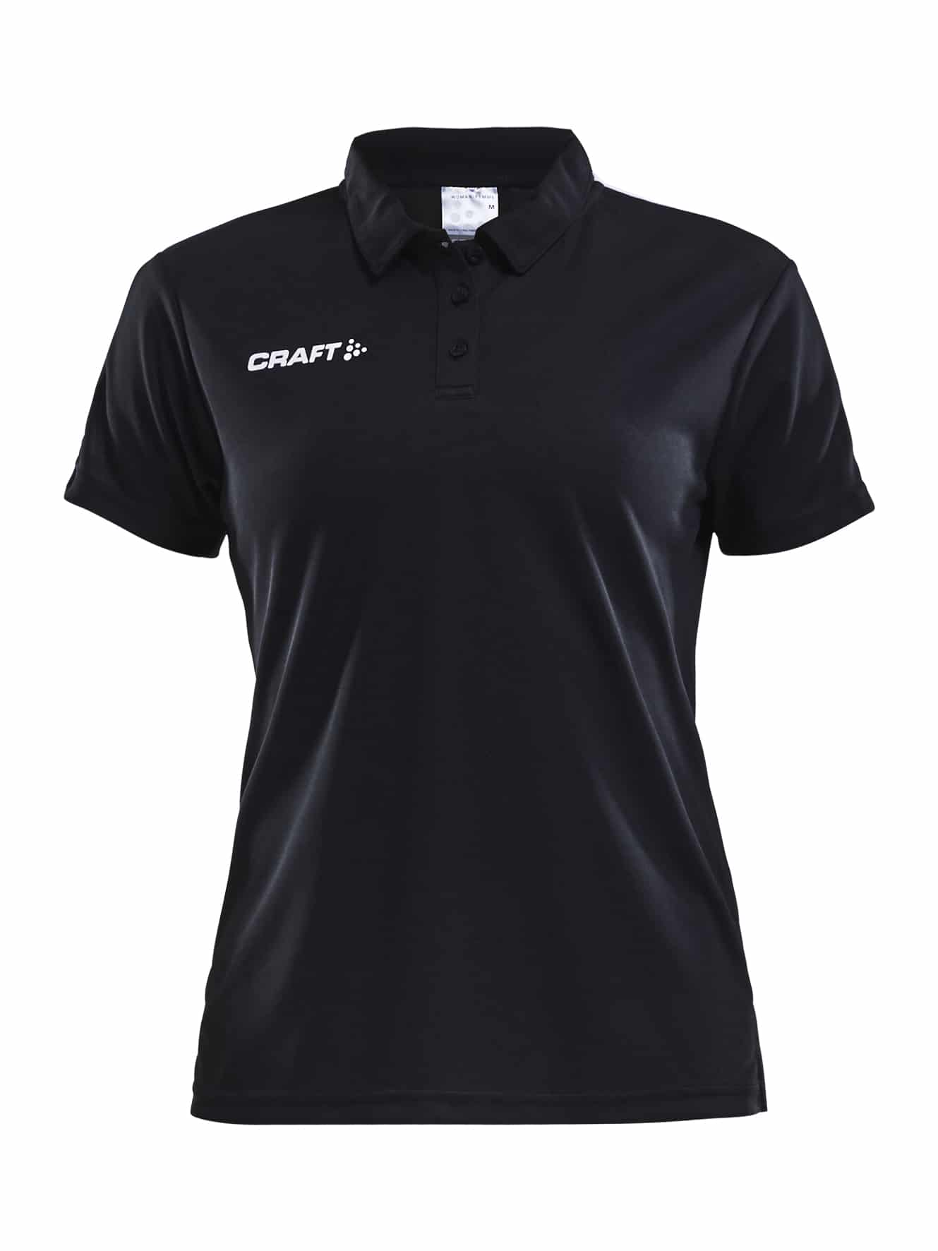 Craft - Progress Polo Pique til kvinder - Sort/Hvid XS