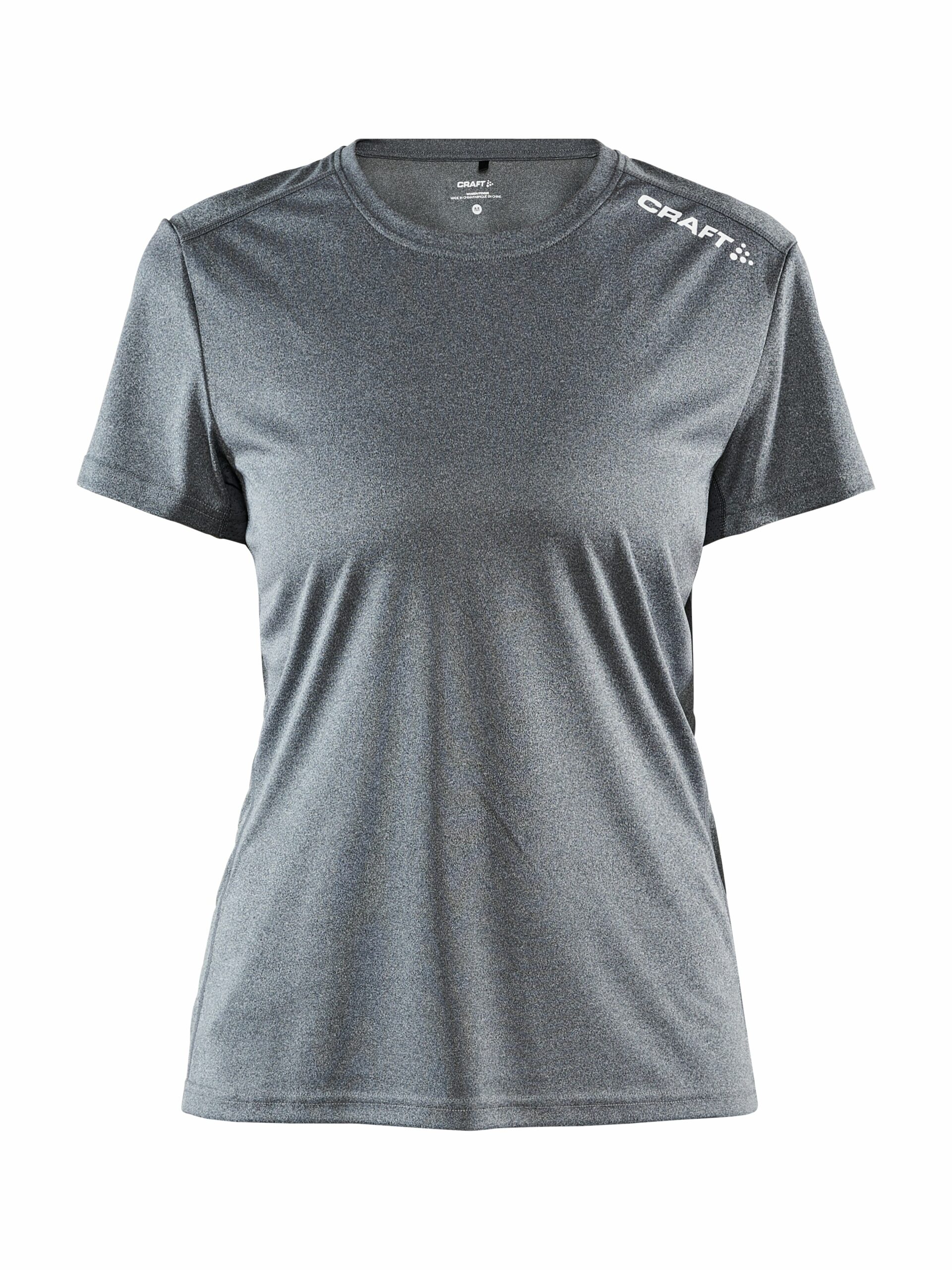 Craft - Rush Ss Tee Kvinder - Dk Grey Melange Xl