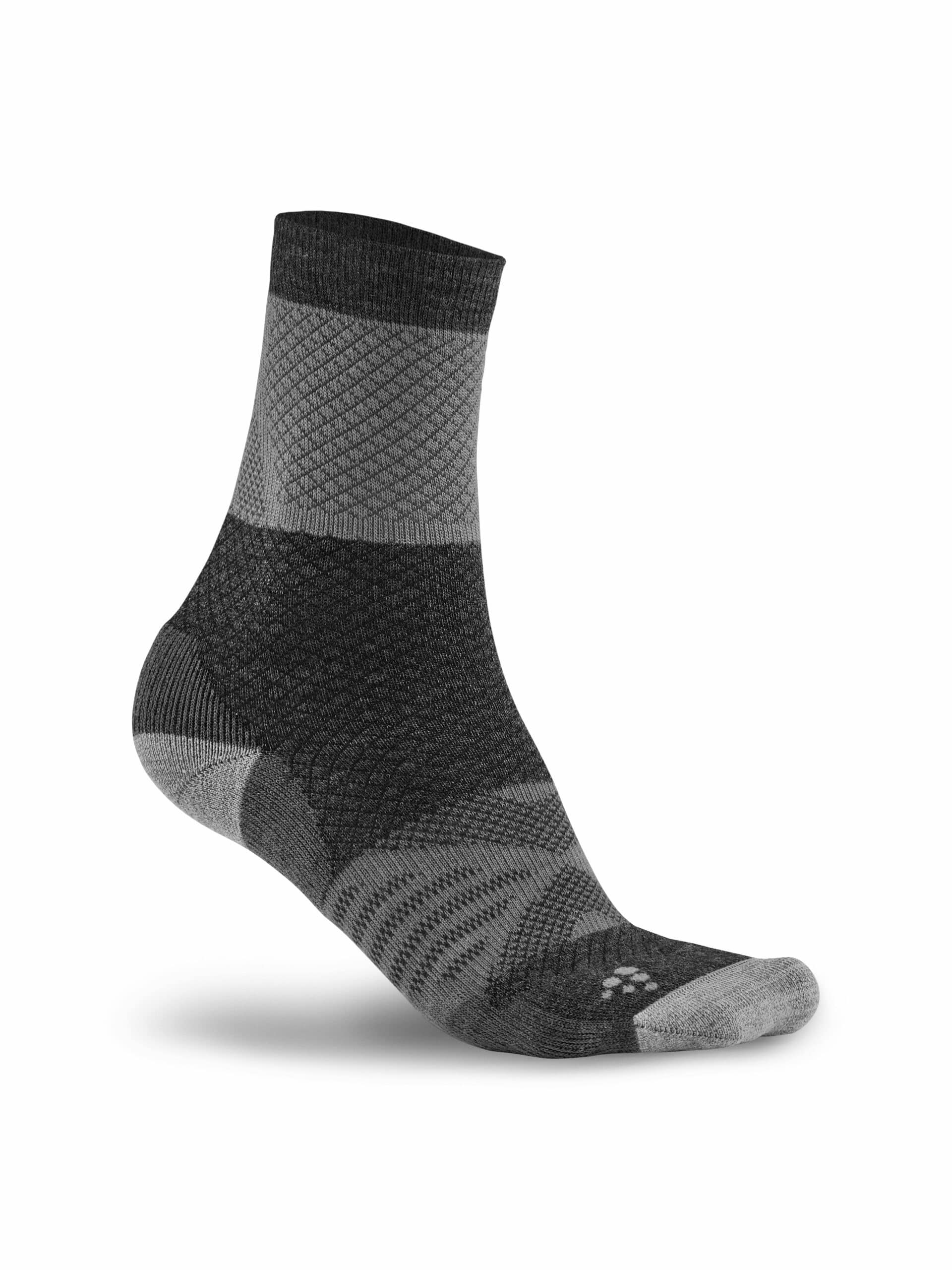 Craft - Xc Warm Sock - Asphalt-white 3739