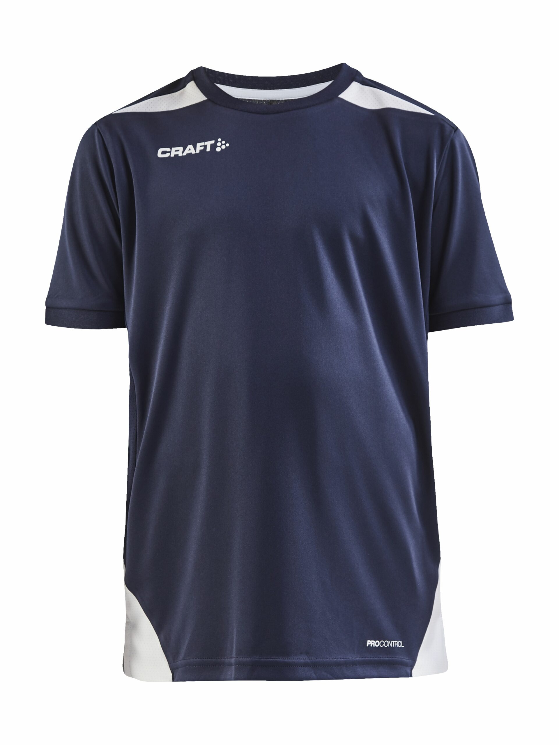 Craft - Pro Control Impact T-shirt Jr - Navy/Hvid