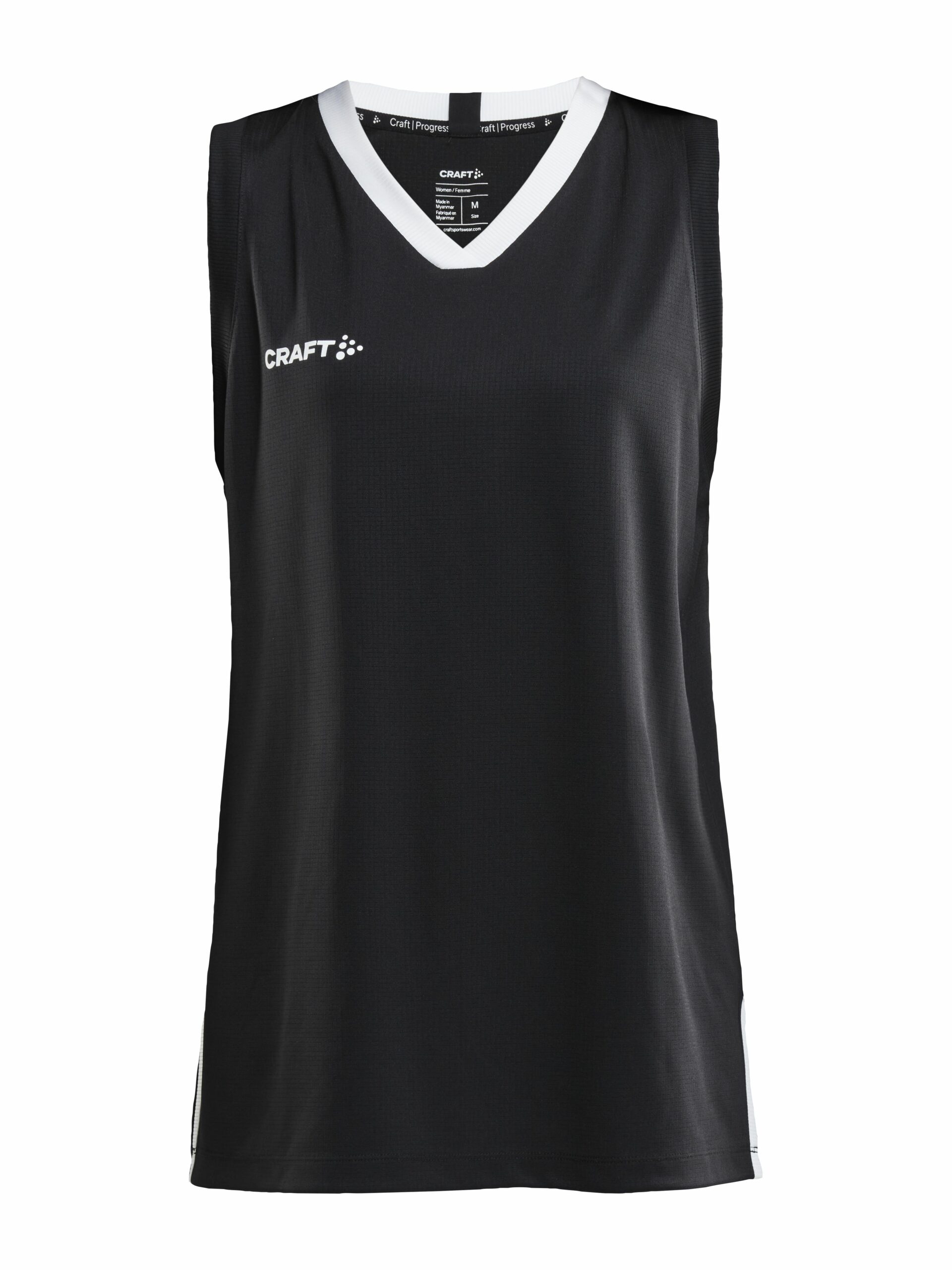 Craft – Progress Kurv Tanktop til Kvinder – Sort XXL