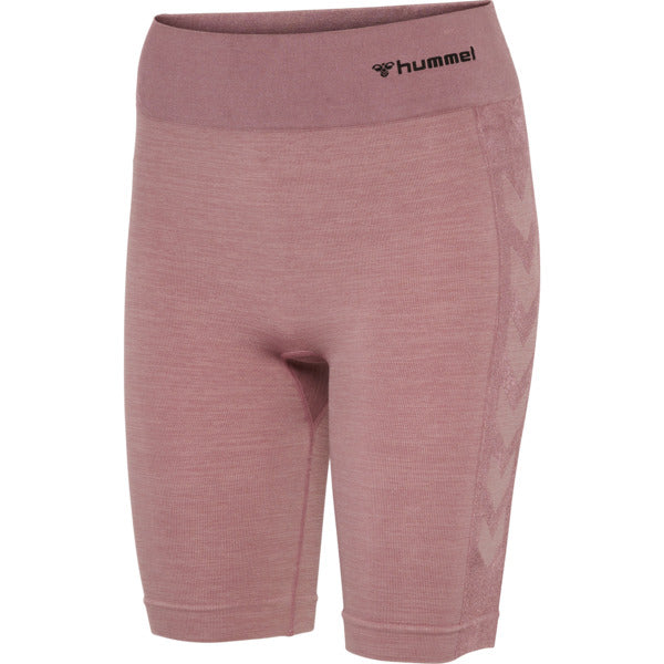 Hummel Clea Sømløse Cykelshorts - Woodroserose Taupe