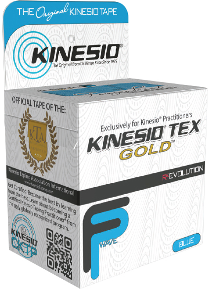 Kinesio Tape Gold Blå 5cm x 5m