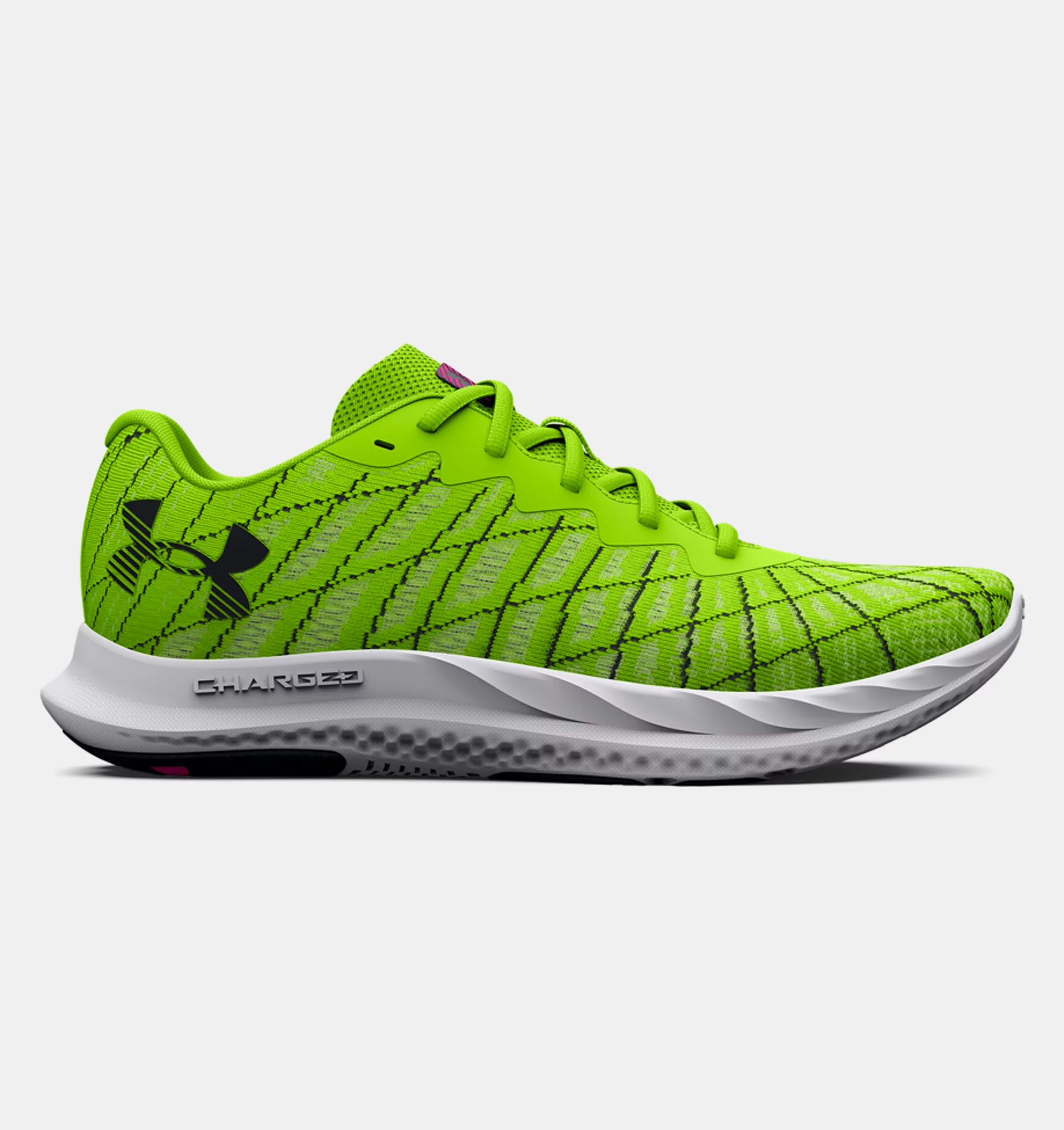 Under Armour Mænds Charged Breeze 2 - Lime Grøn 46